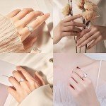 3ct Moissanite Solitaire Engagement Ring in 14K White Gold