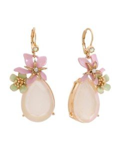Betsey Johnson Flower and Starfish Teardrop Earrings