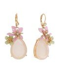 Betsey Johnson Flower and Starfish Teardrop Earrings