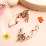 Elf Ear Cuffs - Fantasy Fairy Earrings for Cosplay