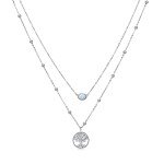 Tree of Life Opal Layered Necklace for Women