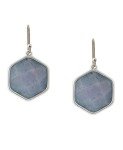 Lucky Brand Silver Stone Drop Earrings for Women