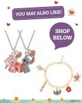 Lilo & Stitch Enamel Hibiscus Hoop Earrings