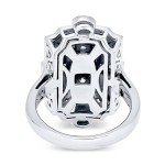 Vintage Art Deco Style Cubic Zirconia Ring