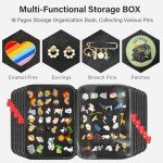 Enamel Pin Display Book for Collectors and Pins