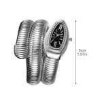 Snake-Designed Bangle Watch for Women