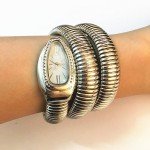 Snake-Designed Bangle Watch for Women