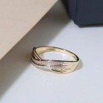 10k Yellow Gold Diamond Fashion Ring