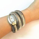 Snake-Designed Bangle Watch for Women