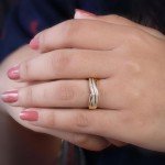 10k Yellow Gold Diamond Fashion Ring