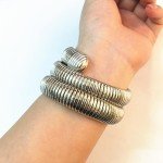 Snake-Designed Bangle Watch for Women