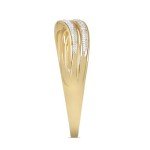 10k Yellow Gold Diamond Fashion Ring