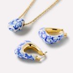 Chunky Huggie Hoop Earrings in Gold and Silver