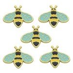 Cute Honey Bee Enamel Pins - Set of 5
