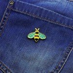 Cute Honey Bee Enamel Pins - Set of 5