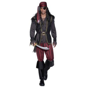Ruthless Renegade Pirate Costume Set for Men