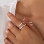 1.8mm Moissanite Eternity Wedding Band for Women