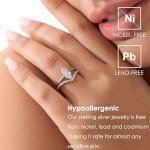 Michooyel 1.5ct Marquise Cut Bridal Ring Set