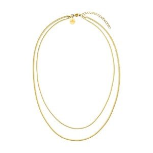 Gold Two Layers Adjustable Necklace by Purelei®