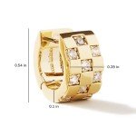 Ana Luisa Eden Gold Chunky Huggie Hoop Earrings