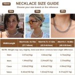 Chunky Cuban Link Chain Necklace in Gold/Silver