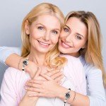 Couples Touch Bracelet: Black Agate & White Howlite