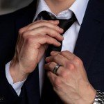 King Will Men's Tungsten Meteorite Inlay Wedding Band