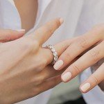 5mm Sterling Silver Cubic Zirconia Eternity Ring