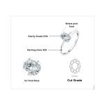 Elegant Oval Cut Moissanite Solitaire Engagement Ring