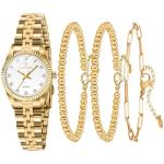 Dainty Gold Women's Watch and Jewelry Set