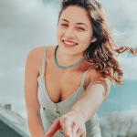 Natural Turquoise Bead Choker Necklace in Silver