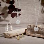 Aquamarine Drop Earrings in 14K Gold-Plated Silver