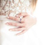 Personalized Sterling Silver Name Ring with Birthstones