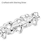 PANDORA Sterling Silver Knotted Hearts Promise Ring