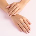 PANDORA Sterling Silver Knotted Hearts Promise Ring