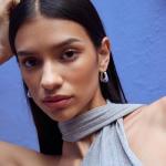 Chunky Huggie Hoop Earrings in Gold and Silver