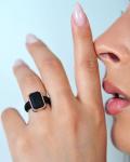 Stylish Women's Silicone Engagement Rings - Size 8