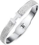 Elegant 18K Gold & Stainless Steel Letter Bracelet