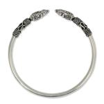 Sterling Silver Elephant Cuff Bracelet from Thailand