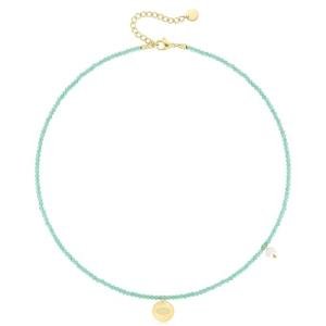 Colorful Gemstone Beaded Choker Necklace for Women