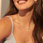 Colorful Gemstone Beaded Choker Necklace for Women