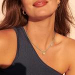 Colorful Gemstone Beaded Choker Necklace for Women