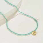 Colorful Gemstone Beaded Choker Necklace for Women