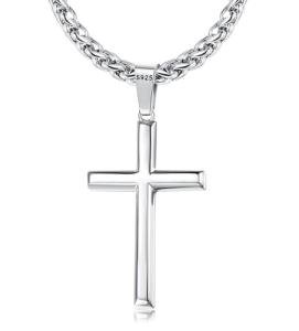 925 Sterling Silver Cross Necklace for All