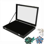 Dustproof Pin Display Case for Collectibles and Travel