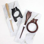 Vintage Wooden Shawl Pin Clip for Women & Girls