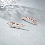 Sterling Silver Opal Ear Cuffs for Women