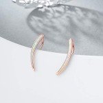 Sterling Silver Opal Ear Cuffs for Women