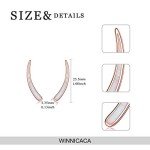 Sterling Silver Opal Ear Cuffs for Women