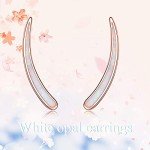 Sterling Silver Opal Ear Cuffs for Women